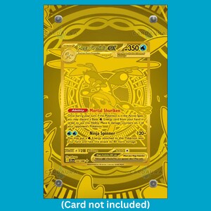Mega Greninja EX 122/086 Chaos Rising (Ungraded) Display Case