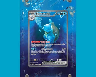Blastoise EX 200/165  | 151 CardAura Case