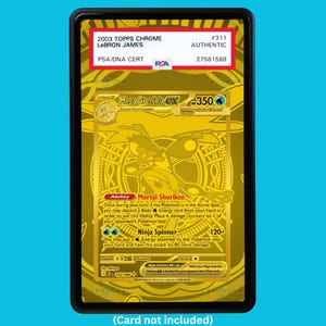 Mega Greninja EX 122/086 Chaos Rising (bewertet) Vitrine