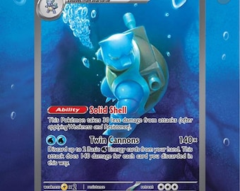 Blastoise EX 200/165 / 151 Auraslab (Clasificado)