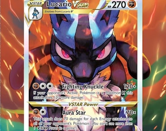 Lucario VSTAR SWSH291 | Crown Zenith Auraslab (Graded)