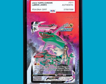 Rayquaza VMAX TG20/tg30 pokemon silver tempest extended art display case for psa, bgs, cgc & tag