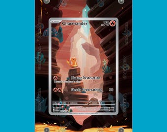 Charmander 168/165 | 151 CardAura Case