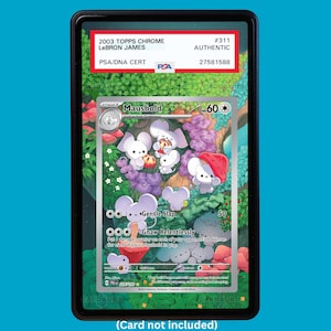Hand-drawn Maushold 226/193 Paldea Evolved extended art display case insert for graded Pokémon cards