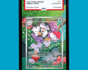 Maushold 226/193 Estuche de exhibición de arte de Pokémon Paldea Evolved para PSA, BGS, CGC y etiqueta