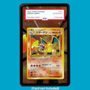 Charizard 4/102 Base Set (Graded) Display Case