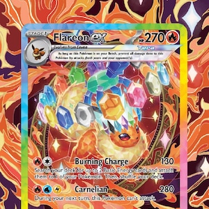 Flareon EX 146/131 | Prismatic Evolutions Auraslab (Graded)