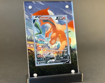 Charizard V 154/172 | Brilliant Stars CardAura Case