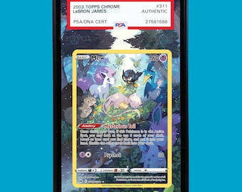 Mew GG10/GG70 Pokemon Crown Zenith Extended Art Display Case for PSA, bgs, cgc & tag