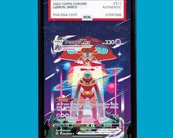 Deoxys VMAX GG45/gg70 pokemon crown zenith extended art display case for psa, bgs, cgc & tag