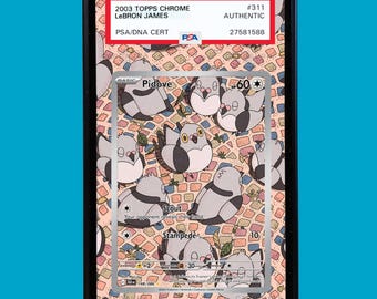Pidove 148/086 Pokemon Black Bolt Extended Art Display Case for PSA, BGS, CGC & tag