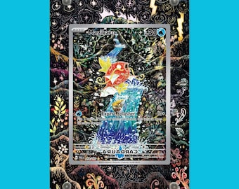 Magikarp 203/193 From Paldea Evolved Display Case (Extended Art Frame) | Magnetic Acrylic Holder for Ungraded Cards