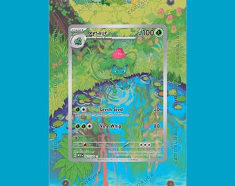 Ivysaur · 151 (MEW) #167 | Display Case Extended Art for Pokemon