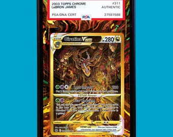 Giratina VSTAR GG69 Pokemon Crown Zenith Extended Art Display Case for PSA, bgs, cgc & tag