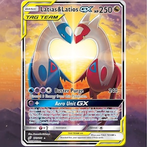 Latias and Latios GX 170/181 | Team Up Auraslab (Graded)