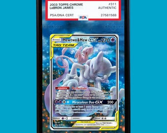 Mewtwo & Mew SM191 Pokemon Tag Team (Graded)