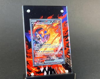 Caja CardAura de Moltres EX 229/182 del Equipo Rocket / Rivales Destinados