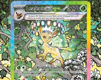 Leafeon EX 144/131 | Prismatic Evolutions Auraslab (Graded)