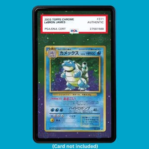 Blastoise 2/102 Base Set (Graded) Display Case
