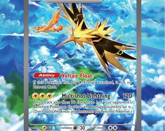 サンダース EX 204/165 SAR - sv2a ポケモンカード 151 - 日本語版