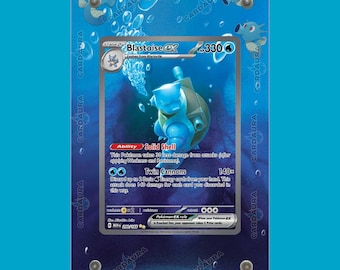 Blastoise 200/165 151 (Ungraded) Display Case