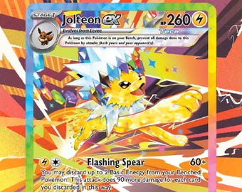 Jolteon EX 153/131 | Prismatic Evolutions Auraslab (Graded)