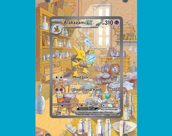 Alakazam 201/165 151 (Ungraded) Display Case