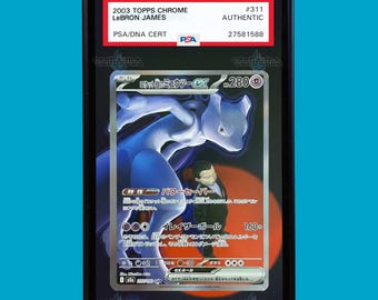 Team Rocket's Mewtwo EX 281/217 Pokemon Ascended Heroes Art Display Case for PSA, BGS, cgc & tag