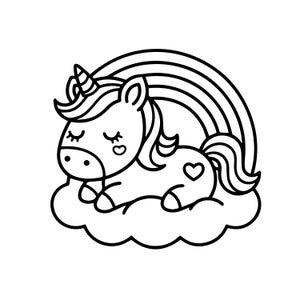 Ragazze Unicorni svg png. File unicorno svg per Cricut e Silhouette facile da tagliare file unicorno SVG per cricut
