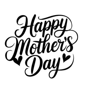 Taarttopper SVG - Happy Mother's Day svg, taart topper svg, png, Moederdag taart topper svg, gesneden bestand, vectorbestand