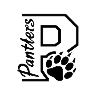 Panthers svg, espírito de equipe, camisa do Football Paw, mãe pantera, silhueta, vetor, design, cricut, sublimação, clipart