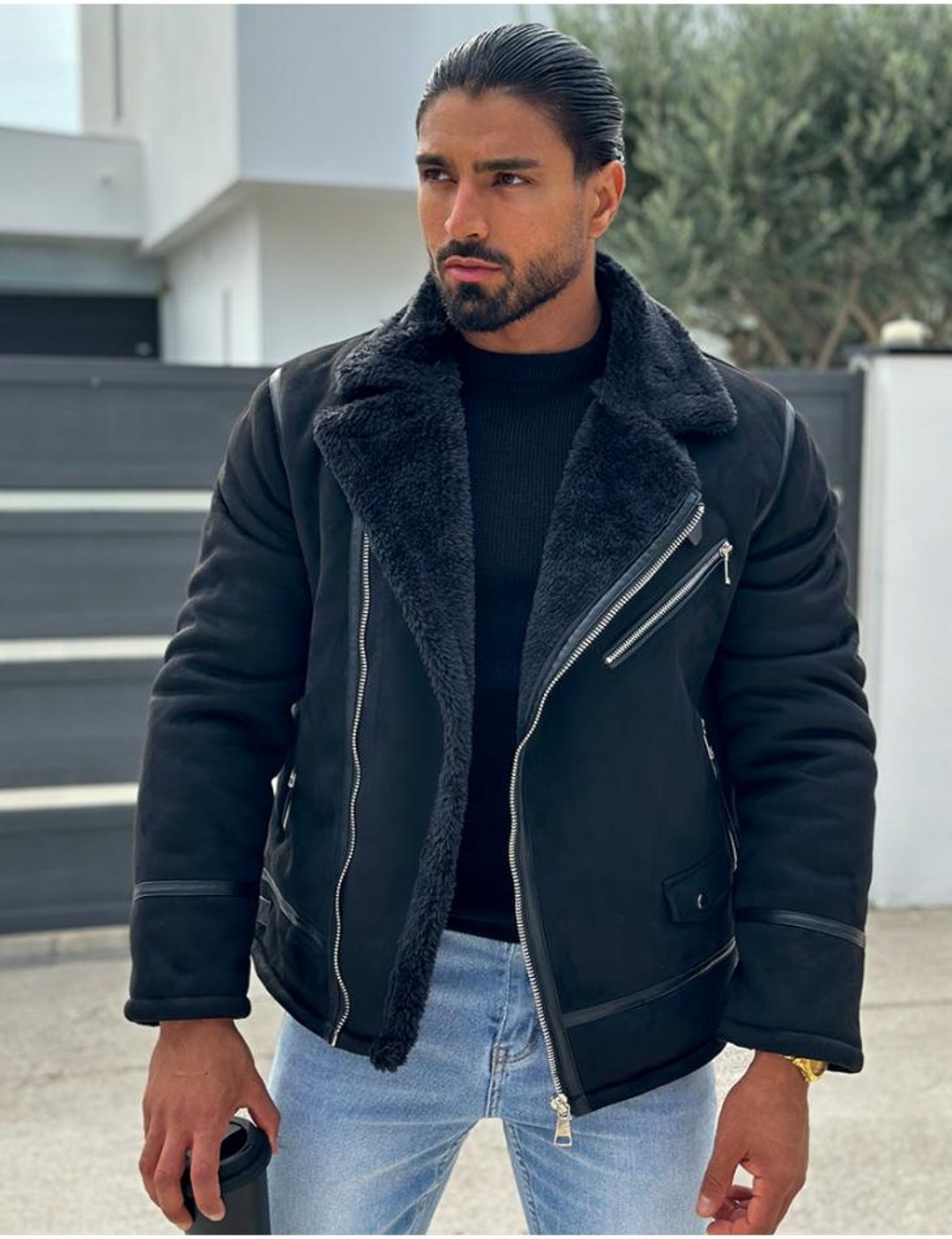 Prestige Fur & Suede Jacket 600