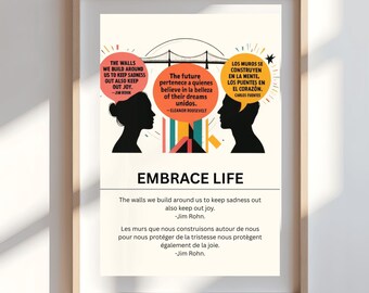 Mental Health Prints, Counselor Safe Space, Emotion Regulation Tools (Digital Download Set of 4)