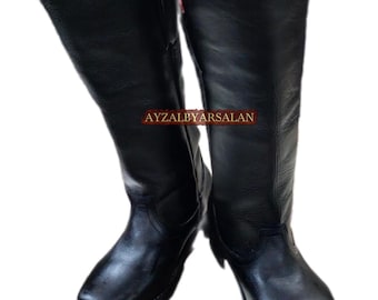 Cavalry Boot Civil War Handmade Premium Leather Us Size 5 to 15