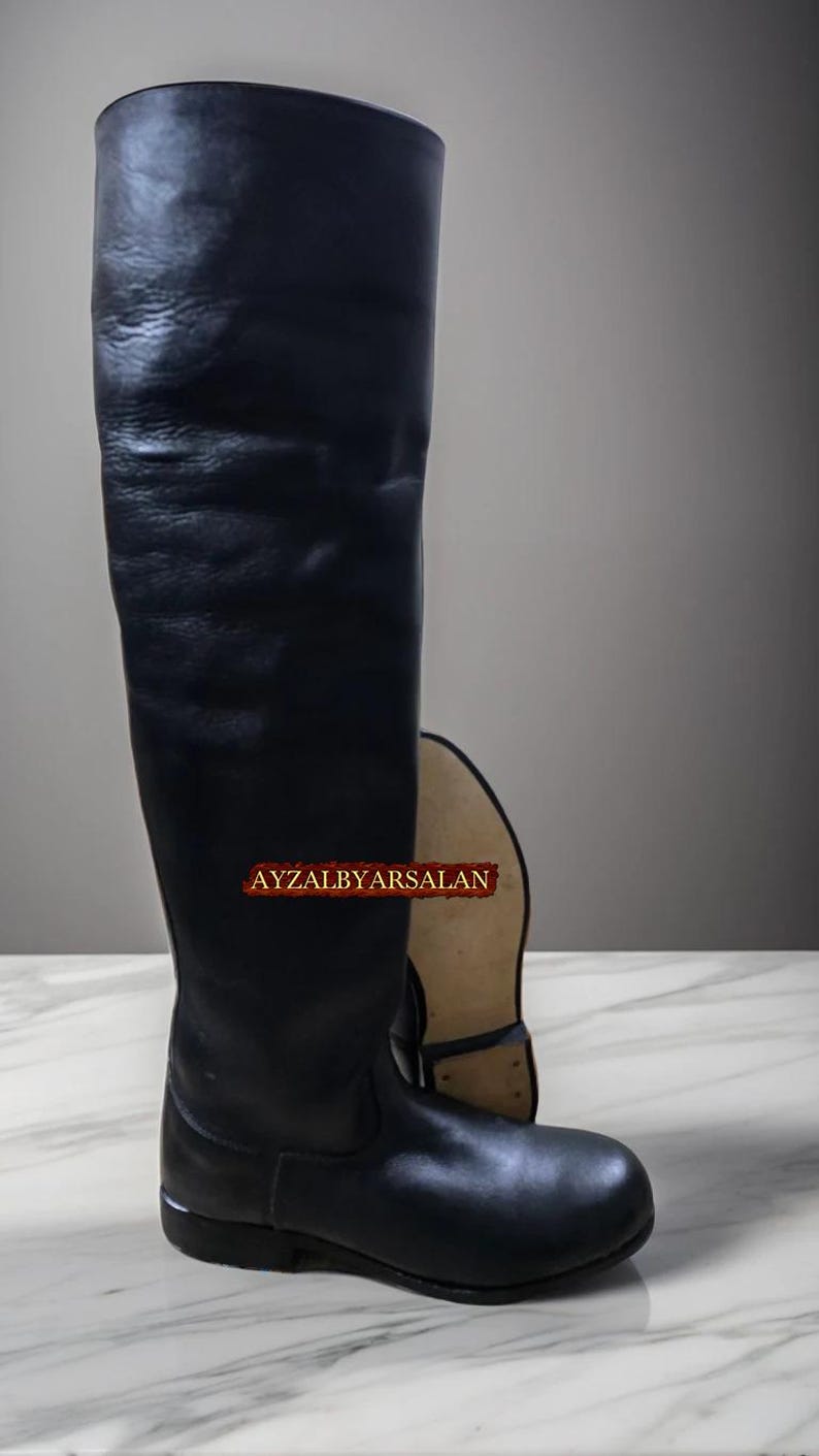 Botas Hasta La Rodilla Massimo Dutti Flat With Rounded Toe Mujer Negros