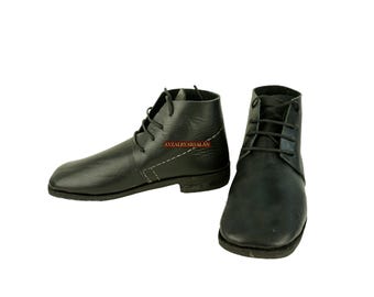 Jefferson Brogans Schuhe Glatte Seite Leder Bürgerkrieg US Größe 5 - 15