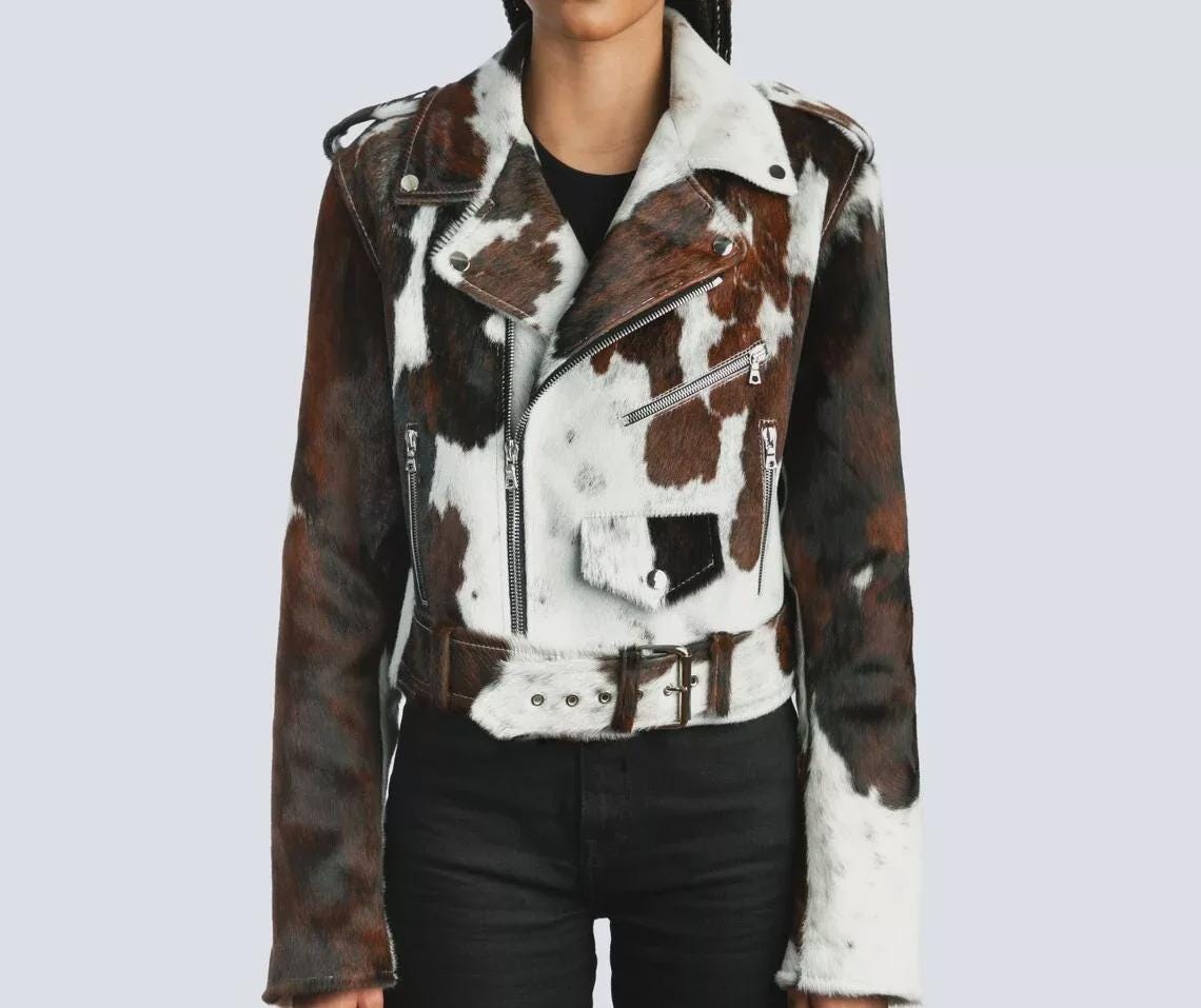 ジャケット・アウター NUMBER (N)INE 08aw cow leather coat Number (N)ine - Archived