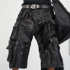 Cowhide Shorts - Etsy