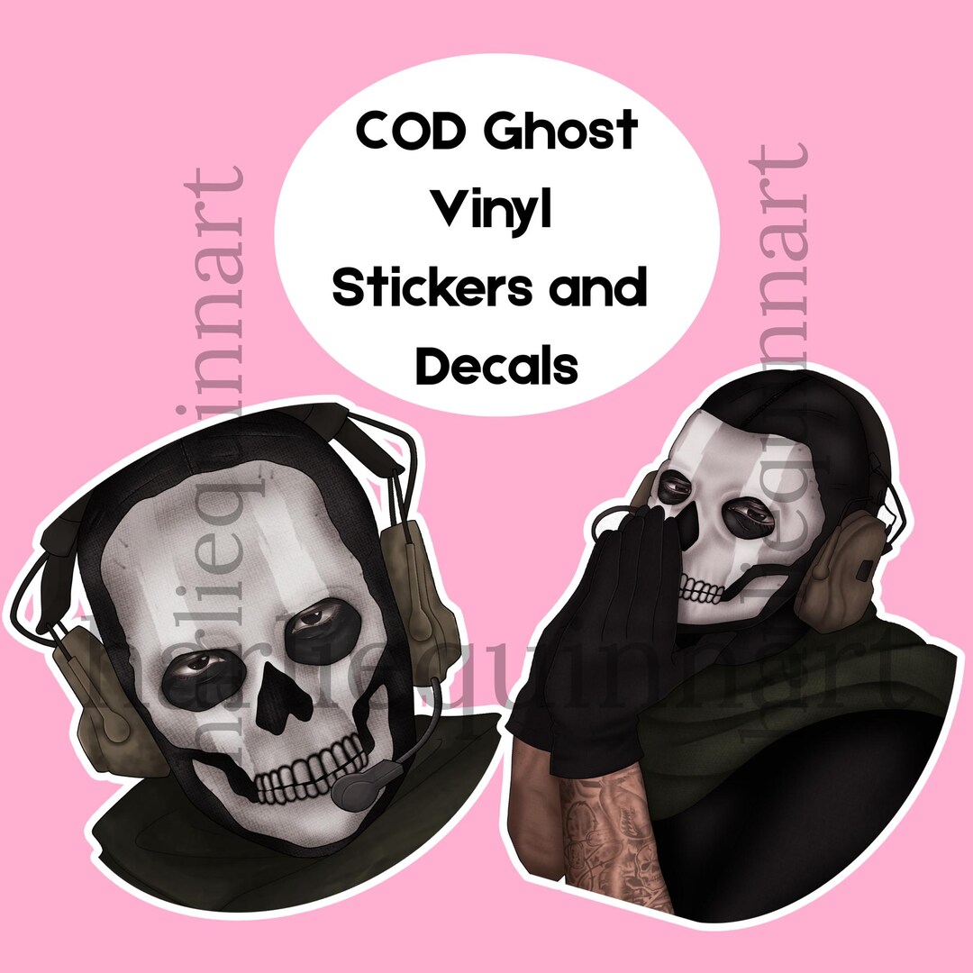COD Ghost Stickers and Vinyl Decals - Etsy