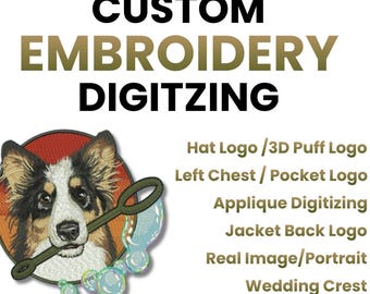 Custom Embroidery Digitizing Service | 1 Hour Turnaround, 24/7 Support