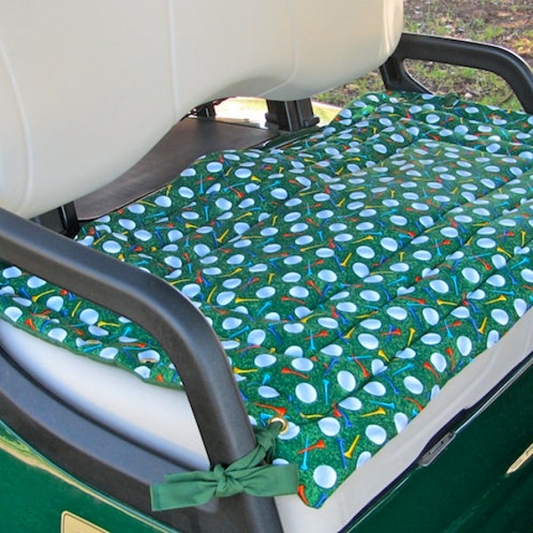 Cart Seat Favorite:  Golf balls and tees Golf Cart Seat Cover