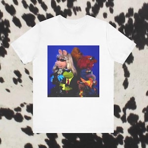 Muppet Gang Y2K Unisex T-Shirt, Retro 90er Jahre Cartoon T-Shirt, Vintage Puppet Squad Shirt, lustiges grafisches T-Shirt, Popkultur T-Shirt