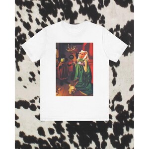 Maglietta unisex con maialino rinascimentale, maglietta con cane Miss Piggy Kermit medievale, regalo per gli amanti dei maiali storici, maglietta vintage dei Muppet, top con tenero animaletto