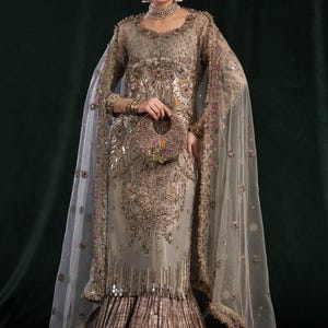 Custom stitched party wear suit Pakistani indian wedding dress maxi women bridal dress salwar kameez lehnga choli