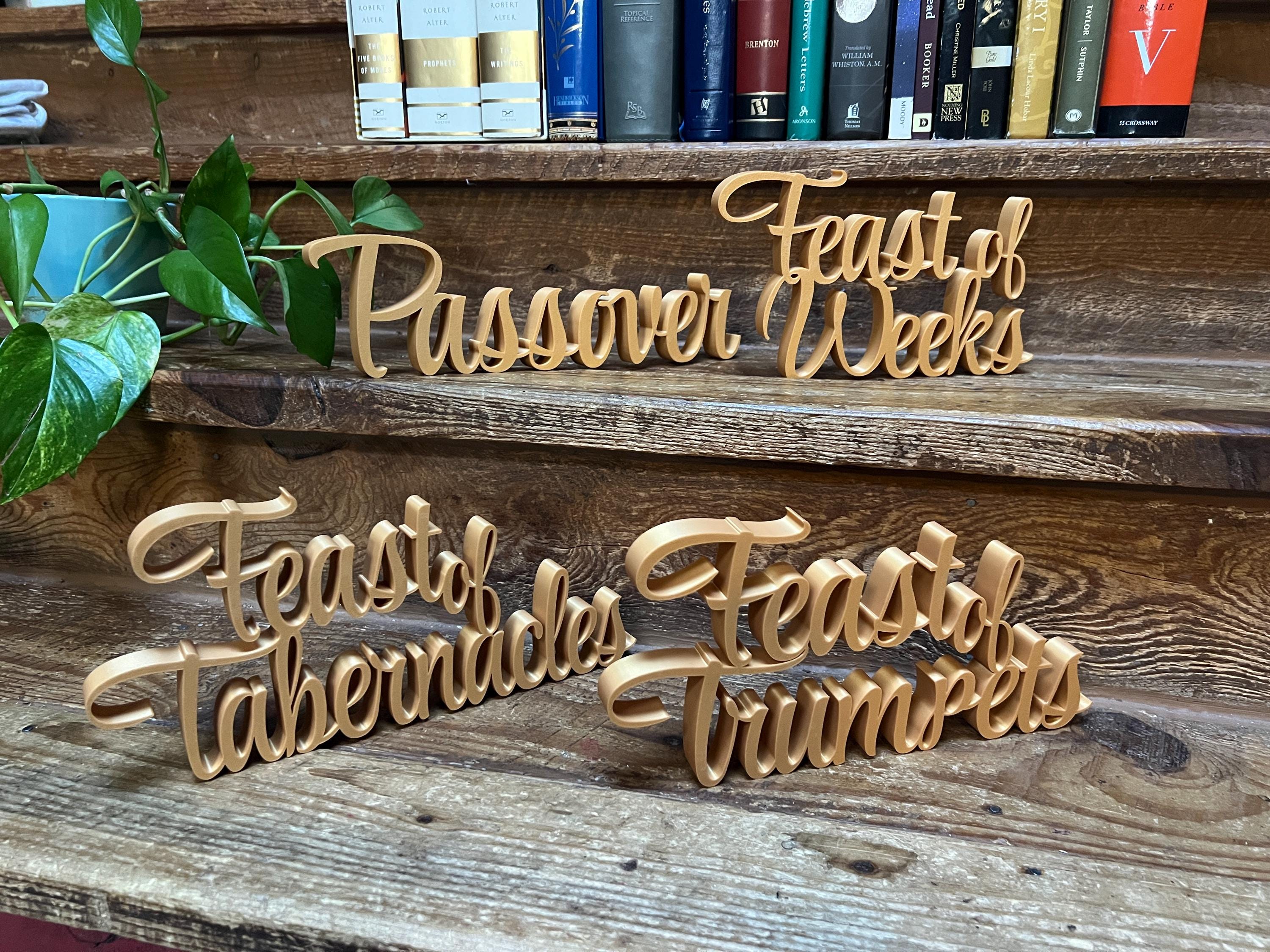 Feast of Trumpets Freestanding Sign Decor | Feast Days Feastdays Table ...