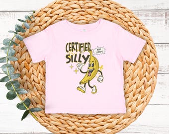 Certified Silly Banana Kids Shirt - Funny Youth Tee