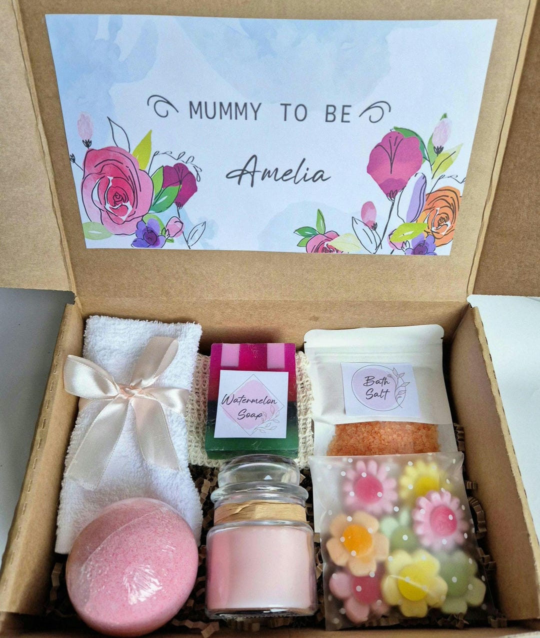 Mummy / Mama to Be Spa Pamper Gift Box With Treats Pregnancy Baby ...