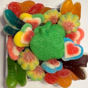 Birthday Bash Candy Board – Colorful Gummy Tray, Party Favor, Birthday Gift for Kids & Adults