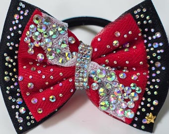 Double Tulle Bow 3 colors, Michigan Regionals 2026. Use Ambassador Code for discount (Available on IG.) @mystarbow_etsy