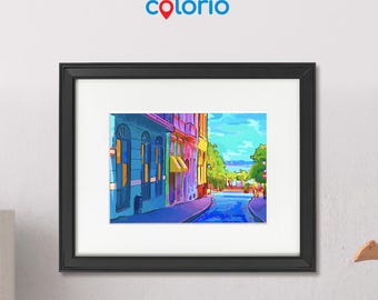 Calle San Justo - Old San Juan (not framed)